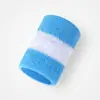 Muñequeras de toalla, muñequeras de algodón tejido, coloridas, absorbentes de sudor, transpirables, muñequeras de rizo, adecuadas para deportes, correr y jugar a la pelota; personalizable y disponible para venta al por mayor