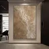 Textura Abstracta Vestíbulo Pintura al Óleo Pintada a Mano Pared de Fondo de Sofá Minimalista Moderno Pintura Decorativa para Pasillo Minimalista