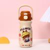 Botella de Agua para Niños de Aspecto Premium, Taza Fría Linda con Popote, Regalo para Niñas y Niños, Termo Especial para Guardería y Escuela