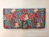 Nueva cartera de impresión hecha a mano escénica para estudiante mujer graffiti retro estilo étnico PU