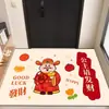 Alfombra de Terciopelo Cristal para Puerta, Resistente a las Manchas y Fácil de Cuidar, Felpudo Antideslizante, Felpudo para la Entrada del Hogar, Felpudo para Quitar el Polvo