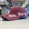 Gorra de Béisbol Lavada con Efecto Vintage Desgastado para Mujer, Sombrero de Sol para Primavera y Verano, Letras Laterales a la Moda, Gorra Versátil de Pico para Hombre