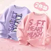 Sudadera para Niñas Primavera y Otoño 2024 Nuevo Top de Otoño para Niños Ropa de Otoño para Niños Medianos-Grandes Estilo Occidental de Manga Larga para Niña