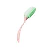 Escova de dentes para animais de estimação, ferramenta de limpeza oral para cães e gatos, escova de dedo com cabo, cola macia, escova de limpeza de dentes