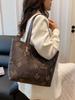 Bolso Tote de Gran Capacidad para Mujer con Estampado de Letras, Bolso de Hombro Retro a la Moda para Viaje Diario, Bolso Tote para Mujer