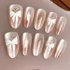 Unhas de Manicure Unhas Usáveis Feitas à Mão Manicure Puro Desejo Patch para Manicure Unhas Postiças Unhas Usáveis Feitas à Mão Unhas de Luxo