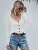 Comércio Exterior Europeu e Americano Amazon AliExpress eBay Suéter Cardigan Simples de Comprimento Médio Feminino Malha Jaqueta Gola V