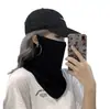Máscara de Proteção Solar para Mulheres, Proteção Completa para Rosto e Pescoço, Máscara com Alça nas Orelhas, Máscara Facial para Ciclismo, Véu Protetor UV Fino e Moderno de Verão para Homens