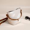 Bolso de Mano Casual de Moda 2025 para Mujer Nicho de Alta Gama Cuero Suave Hombro Cruzado Cesta de Verduras Bolso Balde