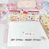 Empaque de bolsillo plano con cabezal de tarjeta extragrande, empaque estilo coreano, protección de tarjeta, materiales de empaque para joyería, tarjetas de empaque