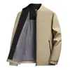 Chaqueta popular transfronteriza de cuello alto para primavera y otoño, estilo business casual, suave, cortavientos, antiarrugas, versátil para hombre