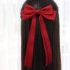 Acessório de Cabelo com Fita de Laço, Presilha de Cabelo Fofa, Ornamento de Cabelo Versátil para a Parte de Trás da Cabeça, Presilha de Mola, Grampo de Cabelo, Presilha Bico de Pato, Fashion e Versátil