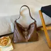 Bolso de Axila Retro Texturizado Perezoso de Moda de Nicho 2026 Nuevo Bolso Versátil de Mano, Hombro Cruzado de Moda