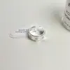 Anillo Exquisito de Malla Geométrica para Mujer, Simple y Versátil, Anillo Abierto Starburst, Tendencia de Anillo Apilable para Dedo Índice Estilo Ins