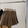 Conjunto de Saia para Meninas 2026 Primavera e Outono Suéter Infantil Outono Novo Estilo Coreano Cor Sólida Conjunto de Cardigan de Tricô