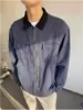 Chaqueta de trabajo simple y versátil para hombres y mujeres, primavera y otoño, top casual de moda con cuello de solapa, abrigo casual de corte holgado para parejas