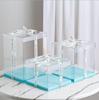Caja de Empaque para Alimentos Regalo Mascota Caja Completamente Transparente para Pasteles Fábrica Postre Pastelería Grado Alimenticio Caja de Regalo para Pan Postre