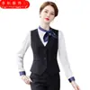 Traje chaleco moda femenina temperamento hotel Banco Telecom Unicom móvil sala de negocios ropa de trabajo chaleco profesional