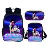 Mochila Escolar Steven Universo Cosmic Kid Mochila Infantil Conjunto de Três Peças