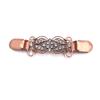 Amazon desea explosiones broche clip retro europeo y americano clip de pico de pato chal bufanda cárdigan suéter broche clip ajustado
