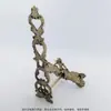 Suporte para Pratos Porcelana Artesanato Antigo Base Clássico Europeu Pedra Jade Suporte Suporte Enfeites Base de Liga
