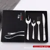 Acero Inoxidable 304 Antorcha Cuchillo, Tenedor y Cuchara Comida Occidental Vajilla para Bistec Hotel Restaurante Se Puede Imprimir Al Por Mayor