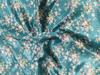 Tecido de cetim com estampa floral em estoque, tecido de seda para forro de traje Cheongsam, tecido para fita de cabelo.