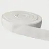 Faixa Elástica Lisa Preta e Branca de 1,5cm Alta Elasticidade Durável Elástico Elástico para Cintura de Roupa Íntima Tira de Bagagem Decoração de Roupa