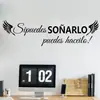 Pegatinas de pared autoadhesivas para ensayo en español transfronterizas pegatinas de decoración de habitación de sala de estar dormitorio pared de fondo ZN3300Q