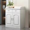 Aparador de Madera Maciza Sala de Estar Gabinete para Vino Gabinete de Té Multifuncional Cocina Gabinete de Té Doméstico Gabinete de Comida Armario Armario