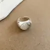 Anillo Abierto Geométrico de Piedra de Moda 2026 con Diseño Único, Anillo para el Dedo Índice con un Toque de Lujo Ligero y de Alta Gama para Mujer