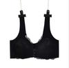 Sutiã plus size com fivela frontal sem argola de aço, roupa íntima feminina sem costura, sutiã de renda, sutiã de amamentação em formato de U, lindo, atacado