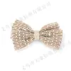 Lazo de Pedrería Personalizado Hecho a Mano Accesorios para Zapatos DIY Accesorios para Bolsos Ropa Diamante Caliente Versátil Broche Joyería Lazo