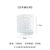 Uma Variedade de Copos de Vidro Transparentes Criativos para Velas de Aromaterapia Sem Fogo, Copo de Vidro para Velas de Aromaterapia DIY, Castiçal