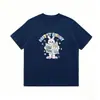 Camiseta impresa de manga corta transfronteriza, graffiti de dibujos animados americanos, manga corta de verano, unisex, nueva moda versátil de manga corta