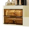 Portacepillos de Maquillaje de Escritorio: Caja Organizadora de Plástico de Alta Capacidad para Estudiantes y Esenciales de Belleza