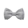 Corbata de lazo británica para niños, pin de corbata de lazo de seda tapiz, disfraz de niña de las flores para bebé, accesorios de lazo, una generación de cabello
