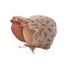 Gorro floral de protección para las orejas Benhui, gorro para bebé, primavera y otoño, delgado, floral, 100% algodón puro, para recién nacido, de pocos meses, gorro de princesa de corte