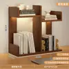 Estantería de escritorio, Estante de almacenamiento de escritorio, Librería pequeña de almacenamiento para oficina, Mostrador de exhibición para estudiantes, Gabinete de esquina de niveles para encimera