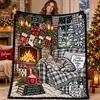 Manta de Franela Polar con Tema Navideño Impresión Digital Suministro Exclusivo Transfronterizo Dropshipping Cubierta de Sofá Manta Siesta de Oficina