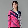 Camiseta de manga larga para bádminton de Otoño e Invierno, uniforme para hombre y mujer, camiseta de equipo de secado rápido, traje de uniforme de tenis de mesa para niños, impresión