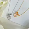 Collar que acelera el corazón Cadena para la clavícula Joyería Lujo Ligero Elegante Regalo de Cumpleaños