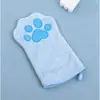 Toalla para mascotas, estilo guante, secado rápido, toalla de limpieza absorbente para perros y gatos, toalla de baño para gatos, accesorios para mascotas