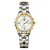 Reloj Diamond para Mujer con Doble Calendario Reloj de Regalo para Comercio Exterior Correa Sólida Resistente al Agua Luminoso Moda Mujer