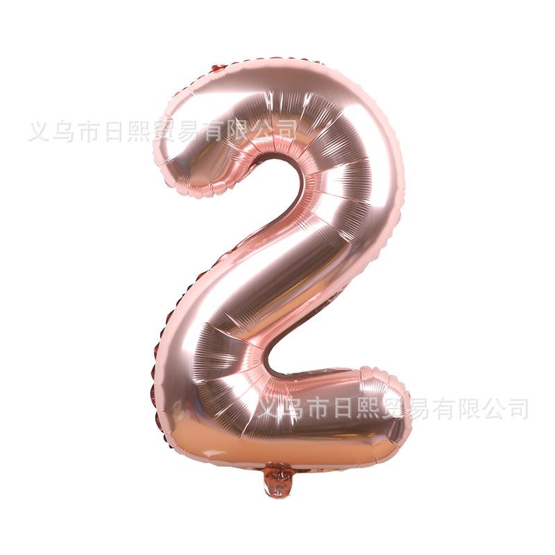 玫瑰金数字2