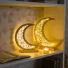 Luminária de Lua de Madeira LED Transfronteiriça, Luminária Decorativa para Festivais do Oriente Médio, Iluminação para Festas de Restaurante, Decoração de Atmosfera para Quarto e Sala de Estar