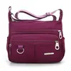 Bolsa Grande Capacidade para Mulheres de Meia-Idade e Idosas, Bolsa de Lona Oxford de Nylon, Bolsa de Ombro Transversal, Bolsa Impermeável para Mãe