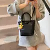 Bolso de Mano Patchwork de Color Contrastante Estilo Nuevo Transfronterizo de Nylon y PU para Mujer, Bolso Tote de Hombro, Bolsos Cruzados de Moda para Viajes