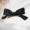 Pinza para el Pelo con Lazo Negro para la Parte Trasera de la Cabeza, Horquilla Dulce de Moda para Niñas, Accesorio para el Cabello Simple y Súper de Hada al por Mayor