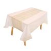 Amazon Black Gold Dot toalha de mesa à prova d'água óleo PEVA festa wash-free toalha de mesa de decoração de festa 137 * 274 cm